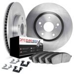 Dynamic Friction 2016-2025 BMW 840i Gran Coupe Rear Rotors with Euro 5000 Ceramic Brake Pads w/Hardware - Image 2