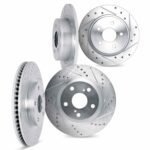 Dynamic Friction 2016-2019 MINI Cooper Front & Rear Drilled & Slotted Silver Rotors