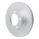 Dynamic Friction 2005-2008 Porsche Cayman Right Front Slotted Geoperformance Rotor - Image 3
