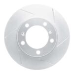 Dynamic Friction 2005-2008 Porsche Boxster Left Front Slotted Geoperformance Rotor