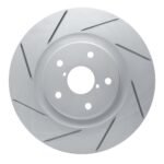 Dynamic Friction 2020-2025 Subaru Crosstrek Front Left Slotted Geoperformance Rotor