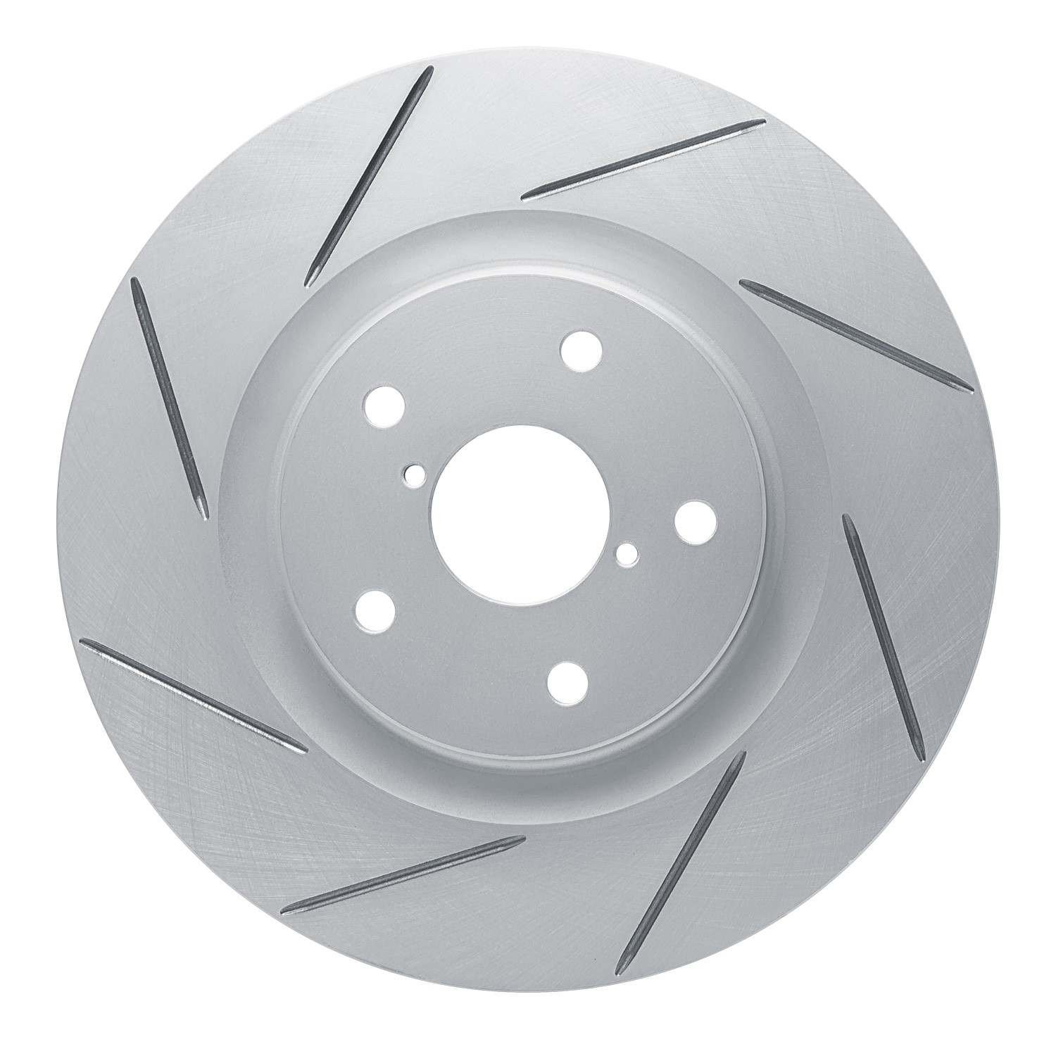 DF_81013049L_Fro.jpg Dynamic Friction 2020-2025 Subaru Crosstrek Front Left Slotted Geoperformance Rotor - Image 1