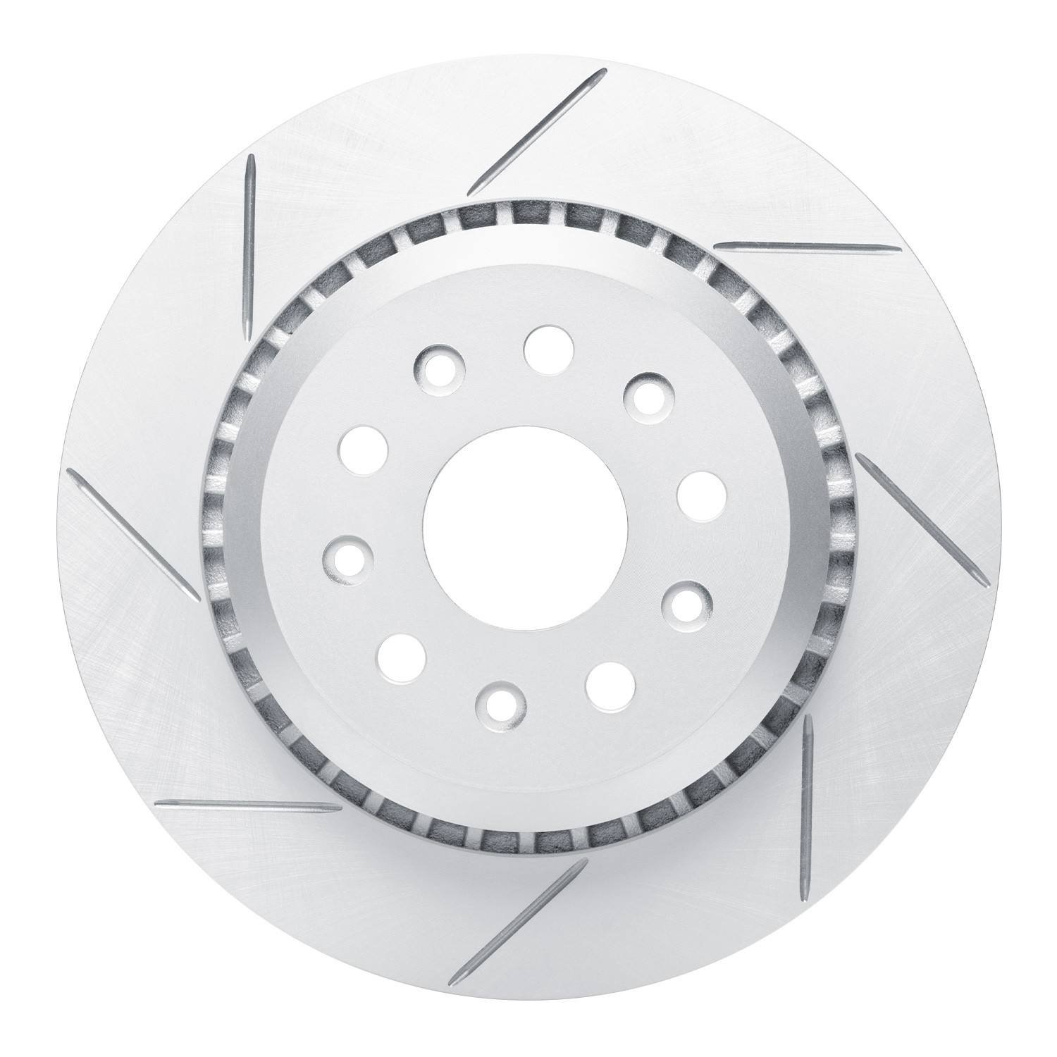 DF_81042043L_Fro.jpg Dynamic Friction 2020-2025 Jeep Gladiator Rear Left Slotted Geoperformance Rotor - Image 1
