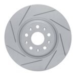 Dynamic Friction 2020-2025 Chevrolet Corvette Rear Left Slotted Geoperformance Rotor