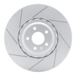 Dynamic Friction 2011-2018 Audi SQ5 Front Left Slotted Geoperformance Rotor