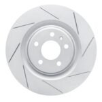 Dynamic Friction 2008-2026 Audi A4 (Mexico) Rear Right Slotted Geoperformance Rotor