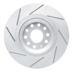 Dynamic Friction 2006-2025 Audi Q3 Rear Right Slotted Geoperformance Rotor - Image 2