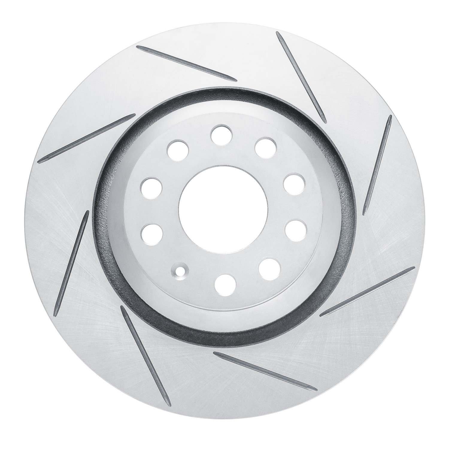 DF_81074030R_Fro.jpg Dynamic Friction 2006-2025 Audi Q3 Rear Right Slotted Geoperformance Rotor - Image 1