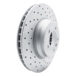Dynamic Friction 2007-2015 BMW 335I Front Right Drilled Geoperformance Rotor - Image 2
