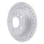 Dynamic Friction 2014-2024 MINI Cooper (Excl Clubman) Rear Left Drilled Geoperformance Rotor - Image 3