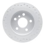 Dynamic Friction 2014-2024 MINI Cooper (Excl Clubman) Rear Left Drilled Geoperformance Rotor - Image 2