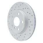 Dynamic Friction 2014-2024 MINI Cooper (Excl Clubman) Front Left Drilled Geoperformance Rotor - Image 3