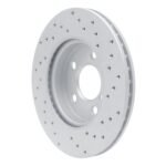 Dynamic Friction 2014-2024 MINI Cooper (Excl Clubman) Front Left Drilled Geoperformance Rotor - Image 5