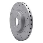 Dynamic Friction 2012-2018 Mercedes-Benz Gle350 Front Right Drilled Geoperformance Rotor - Image 3