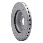 Dynamic Friction 2012-2018 Mercedes-Benz Gle350 Front Right Drilled Geoperformance Rotor - Image 5