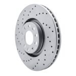 Dynamic Friction 1998-2009 Audi A4 Quattro Front Left Drilled Geoperformance Rotor - Image 3