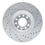 Dynamic Friction 1998-2009 Audi A4 Quattro Front Left Drilled Geoperformance Rotor - Image 2