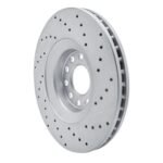 Dynamic Friction 1998-2009 Audi A4 Quattro Front Left Drilled Geoperformance Rotor - Image 5