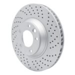 Dynamic Friction 2003-2015 Audi Q7 Right Front Drilled Geoperformance Rotor - Image 3