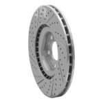 R1 Concepts 2017-2025 Alfa Romeo Stelvio Front Right Drilled & Slotted Geoperformance Rotor - Image 5