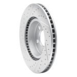 R1 Concepts 2000-2003 BMW Z8 Front Right Drilled & Slotted Geoperformance Rotor - Image 5