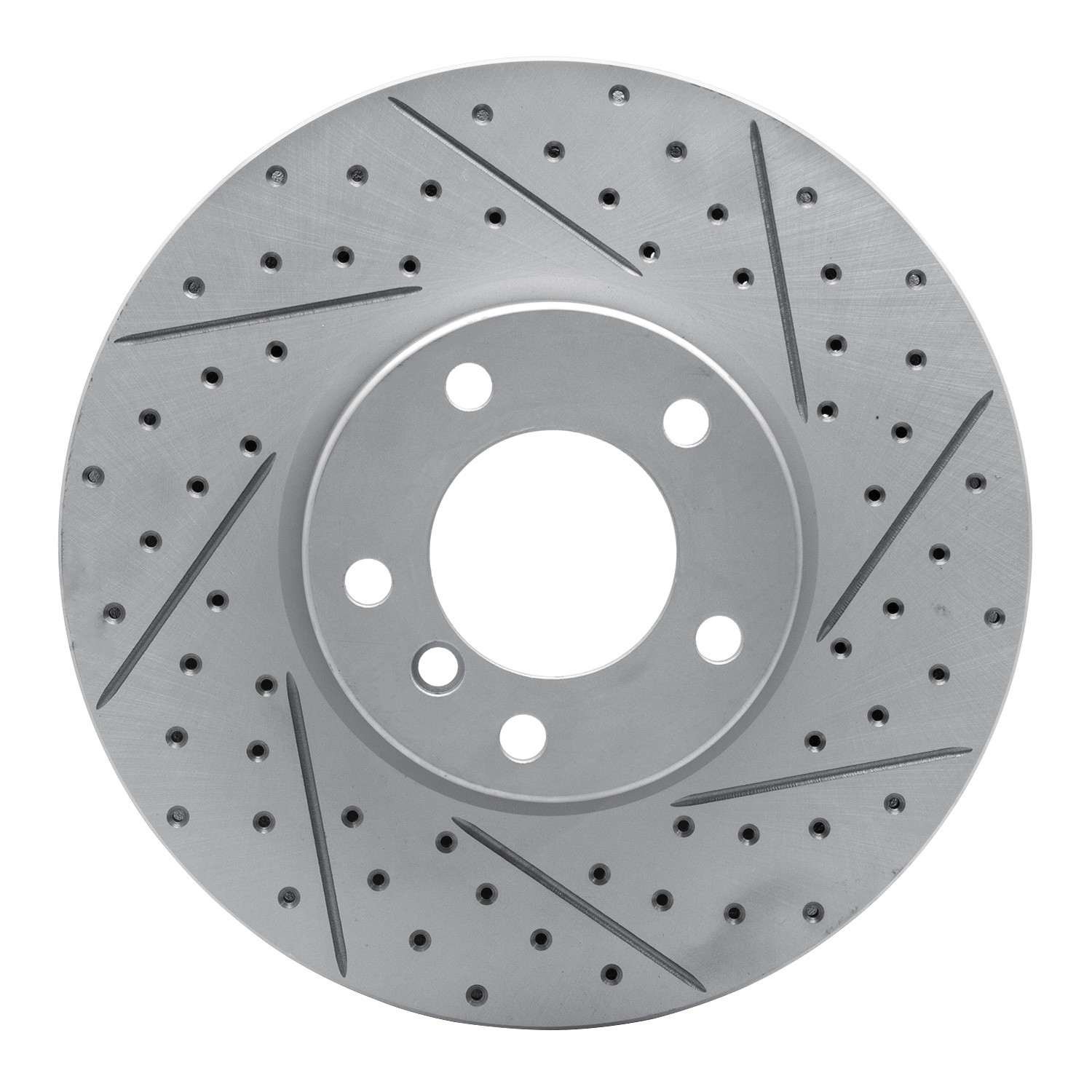 DF_83031051R_Fro.jpg R1 Concepts 2000-2003 BMW 530i Front Right Drilled & Slotted Geoperformance Rotor - Image 1