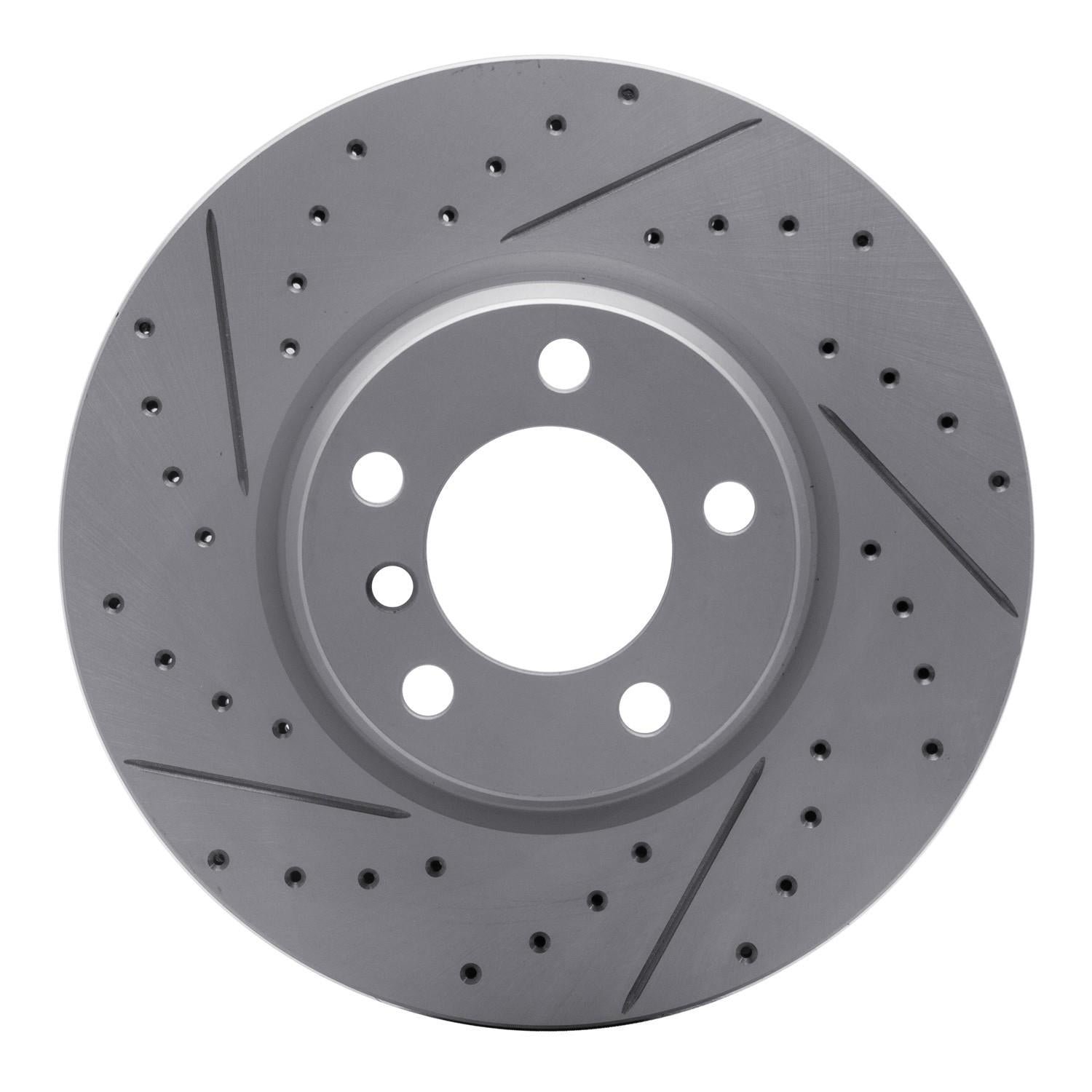 DF_83031121R_Fro.jpg R1 Concepts 2012-2018 BMW 328i xDrive Front Right Drilled & Slotted Geoperformance Rotor - Image 1