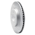 R1 Concepts 2002-2006 BMW X5 Rear Right Drilled & Slotted Geoperformance Rotor