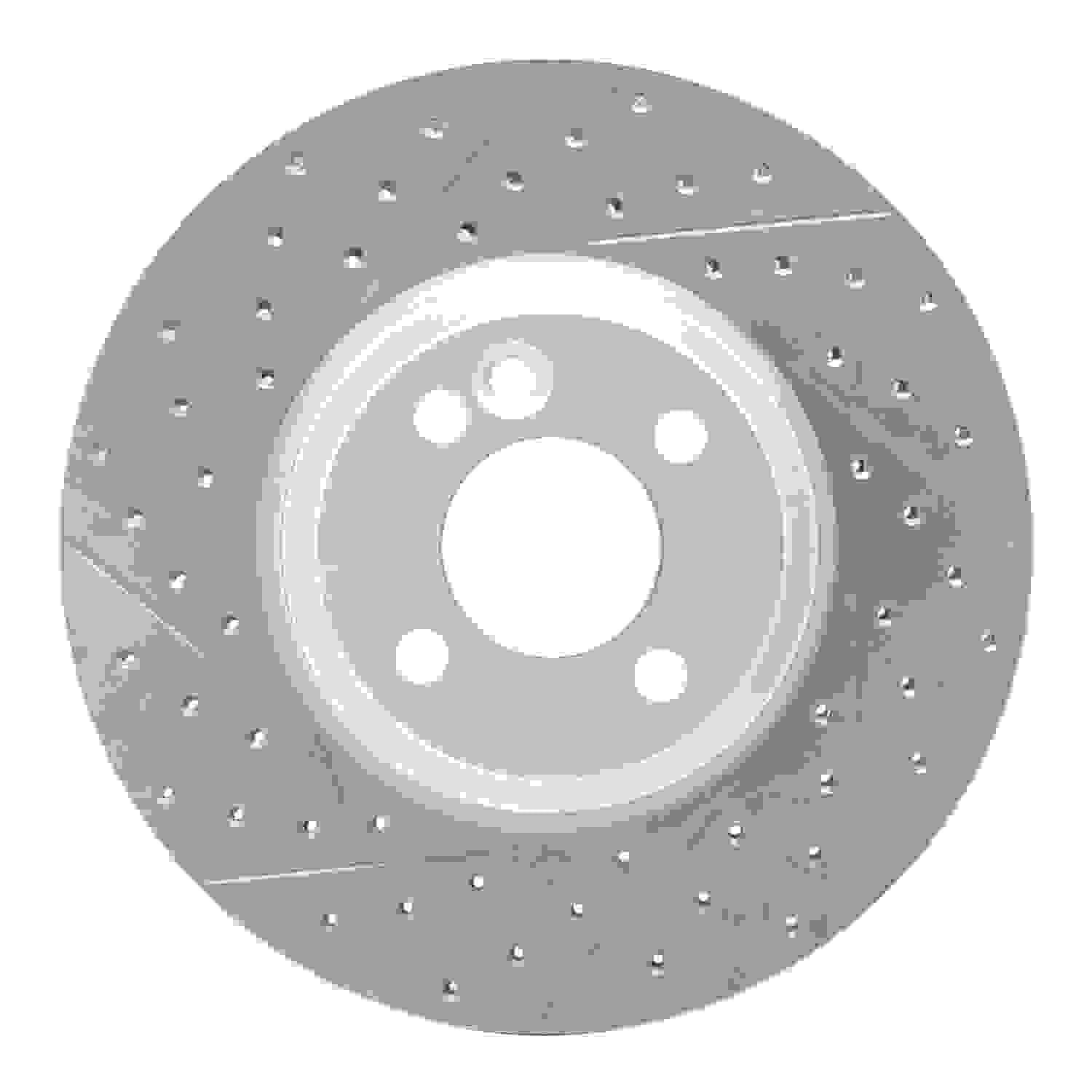 DF_83032002L_Fro.jpg R1 Concepts 2002-2006 MINI Cooper (Excl Clubman) Front Left Drilled & Slotted Geoperformance Rotor - Image 1