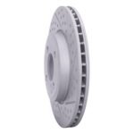 R1 Concepts 2007-2015 MINI Cooper (Excl Clubman) Front Right Drilled & Slotted Geoperformance Rotor - Image 3