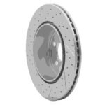 R1 Concepts 2016-2024 MINI Cooper (Excl Clubman) Front Right Drilled & Slotted Geoperformance Rotor - Image 5