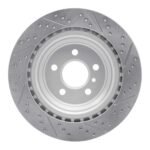 R1 Concepts 2012-2019 Mercedes-Benz Gle43 AMG Rear Left Drilled & Slotted Geoperformance Rotor - Image 2