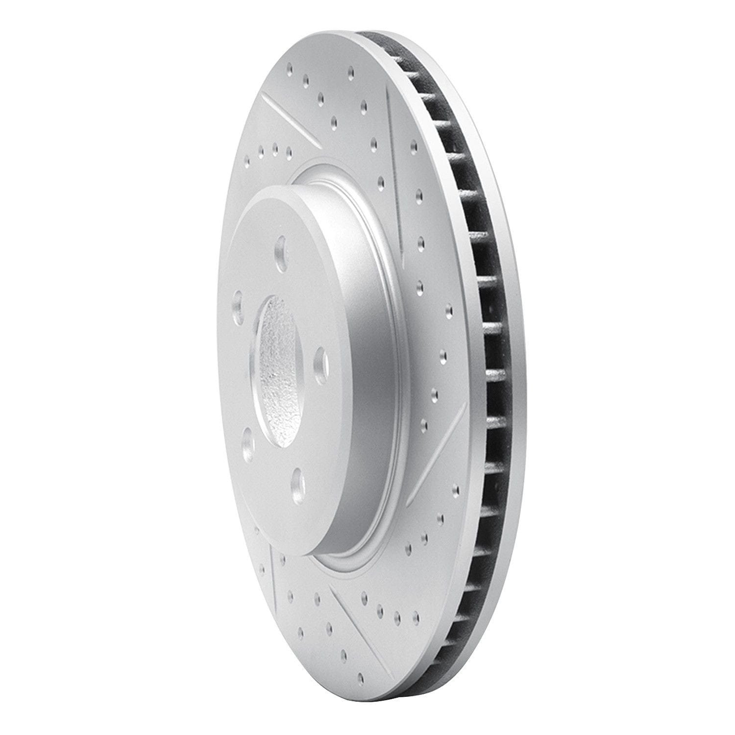 DF_83063176R_Fro.jpg R1 Concepts 2019-2025 Mercedes-Benz G500 (Mexico) Front Right Drilled & Slotted Geoperformance Rotor - Image 1