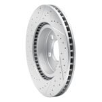 R1 Concepts 2019-2025 Mercedes-Benz G500 (Mexico) Front Right Drilled & Slotted Geoperformance Rotor - Image 5