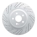 R1 Concepts 2020-2026 Mercedes-Benz Maybach Gls600 Rear Left Drilled & Slotted Geoperformance Rotor