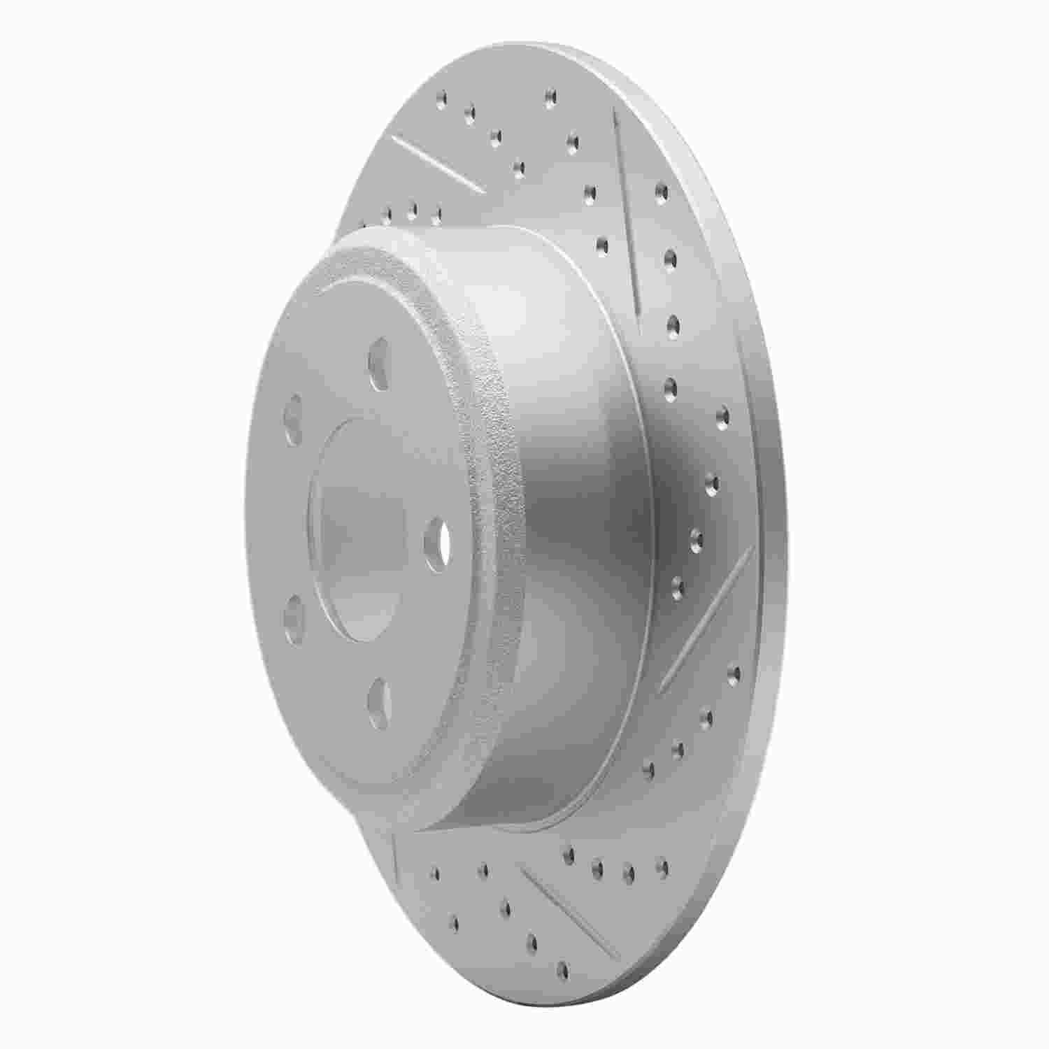 DF_83074027R_Fro.jpg R1 Concepts 2005-2013 Audi A3 Rear Right Drilled & Slotted Geoperformance Rotor - Image 1