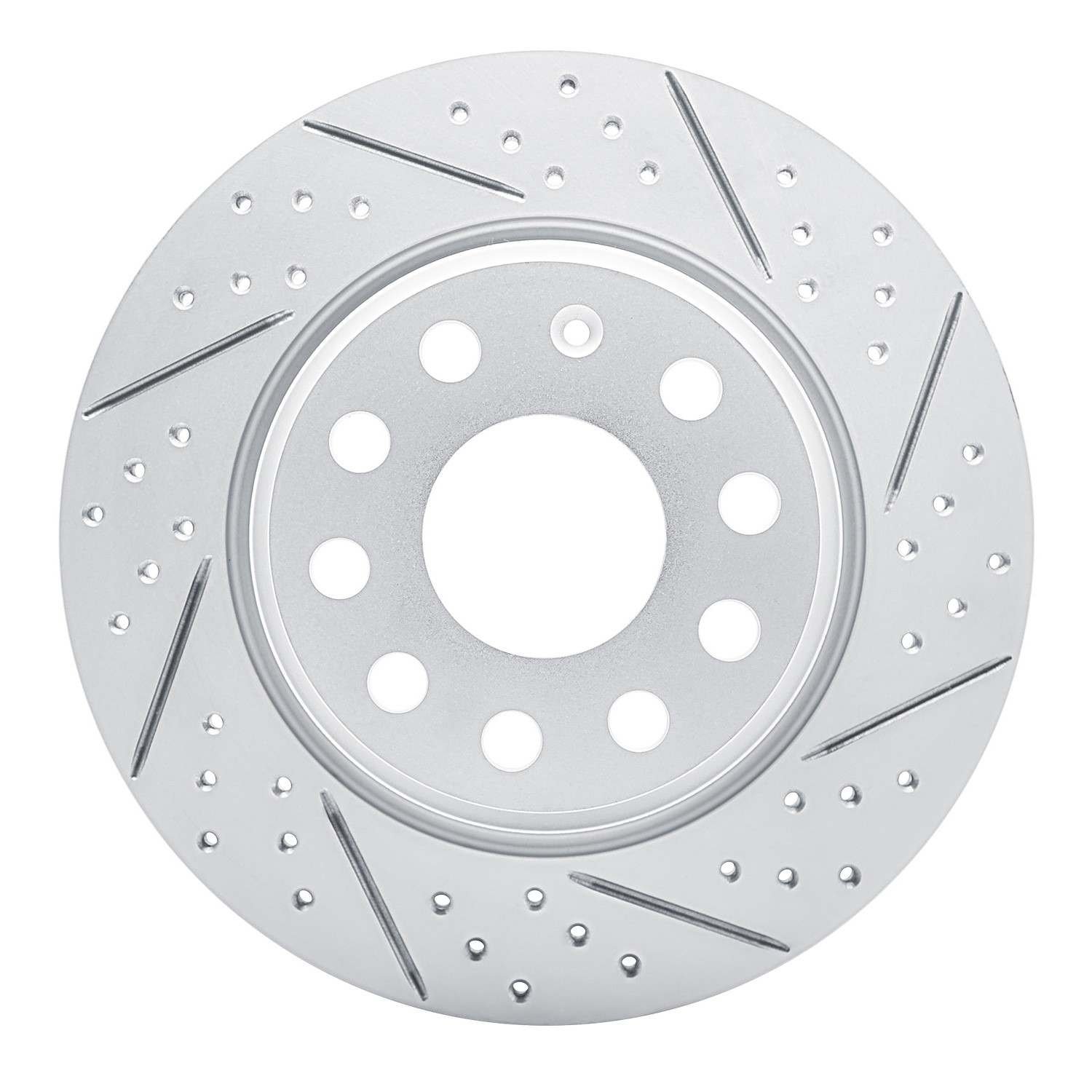DF_83074055R_Fro.jpg R1 Concepts 2005-2018 Audi Q3 Rear Right Drilled & Slotted Geoperformance Rotor - Image 1