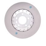 Dynamic Friction 2011-2018 Porsche Cayenne Right Front Hi-Carbon Alloy Geomet Coated Rotor (390x Vented)