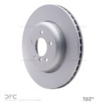 Dynamic Friction 2011-2019 BMW 640i xDrive Coupe Front Hi-Carbon Alloy Geomet Coated Rotor - Image 3