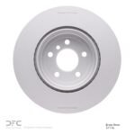 Dynamic Friction 2013-2021 BMW 435i xDrive Rear Hi-Carbon Alloy Geomet Coated Rotor (345x24 Vented) - Image 2