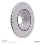 Dynamic Friction 2013-2021 BMW 435i xDrive Rear Hi-Carbon Alloy Geomet Coated Rotor (345x24 Vented) - Image 6