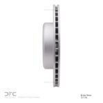 Dynamic Friction 2013-2021 BMW 435i xDrive Rear Hi-Carbon Alloy Geomet Coated Rotor (345x24 Vented) - Image 7