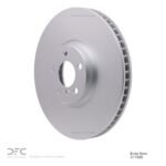 Dynamic Friction 2010-2011 BMW X6 Right Front Hi-Carbon Alloy Geomet Coated Rotor (385x36 Vented) - Image 3