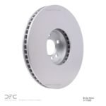Dynamic Friction 2010-2011 BMW X6 Right Front Hi-Carbon Alloy Geomet Coated Rotor (385x36 Vented) - Image 6