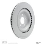 Dynamic Friction 2011-2018 Audi A6 (USA/Canada) Rear Hi-Carbon Alloy Geomet Coated Rotor (356x21.8 Vented) - Image 5