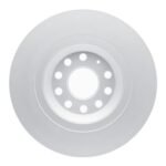 Dynamic Friction 2015-2025 Volkswagen GTI Rear Hi-Carbon Alloy Geomet Coated Rotor (310x22 Vented) - Image 2