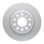 Dynamic Friction 2005-2018 Audi Q3 Rear Hi-Carbon Alloy Geomet Coated Rotor (282x12 Solid)