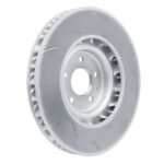 Dynamic Friction 2015-2023 Porsche Macan Left Front Slotted Hi-Carbon Alloy Geomet Coated Rotor (360x36 Vented) - Image 5