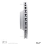 Dynamic Friction 2007-2013 Porsche 911 Left Front Drilled Hi-Carbon Alloy Geomet Coated Rotor (350x34 Vented) - Image 4