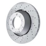Dynamic Friction 2010-2011 Porsche 911 Left Rear Drilled Hi-Carbon Alloy Geomet Coated Rotor - Image 3